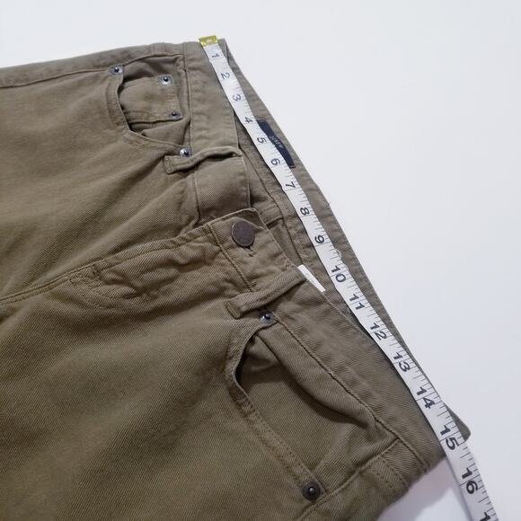 J. Crew Olive Green Toothpick Ankle Low Rise Jeans - Picture 5 of 13